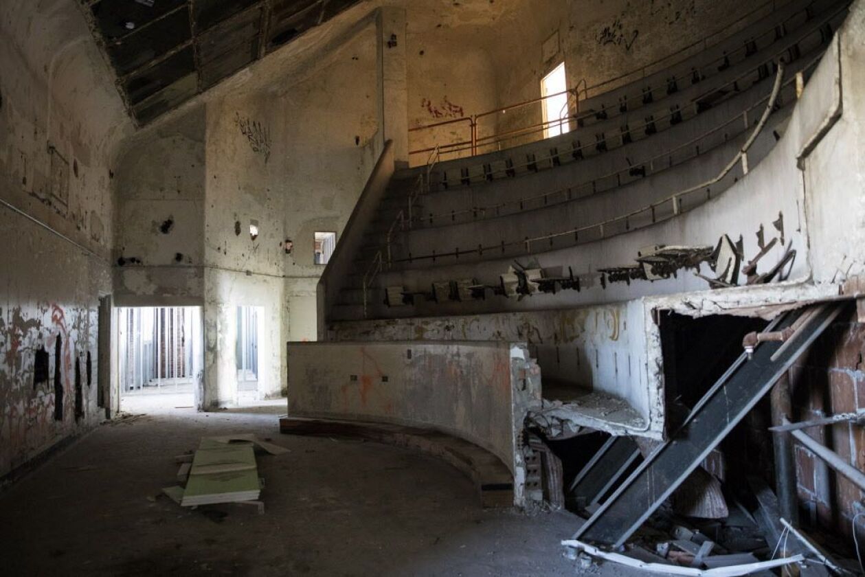 A former operating theater in the old Cook County Hospital at 1835 W. Harrison St. under construction and renovation | Ashlee Rezin/Sun-Times
